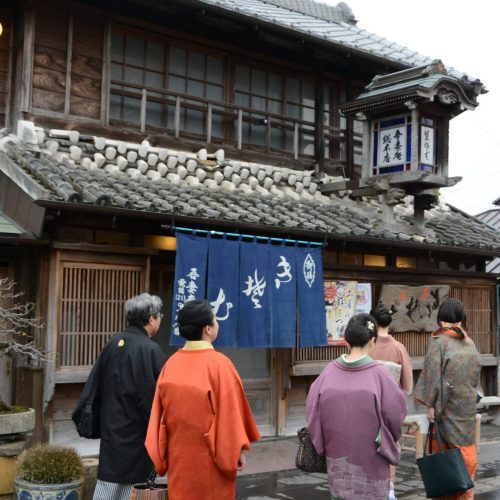 お着物でまち歩き